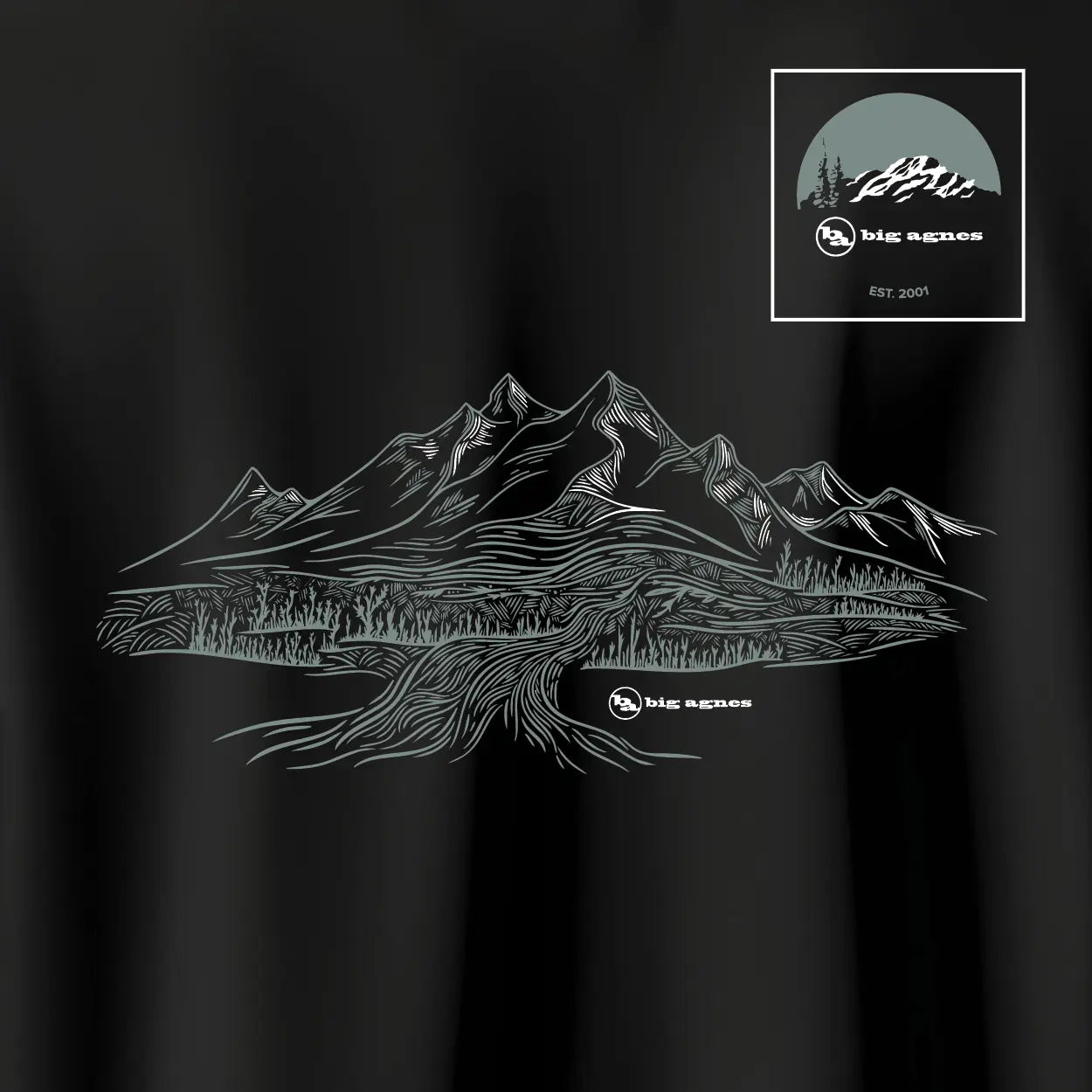 big-agnes-men-s-snowy-summits-ring-spun-cotton-crewneck-t-shirt-limited-edition- image 2