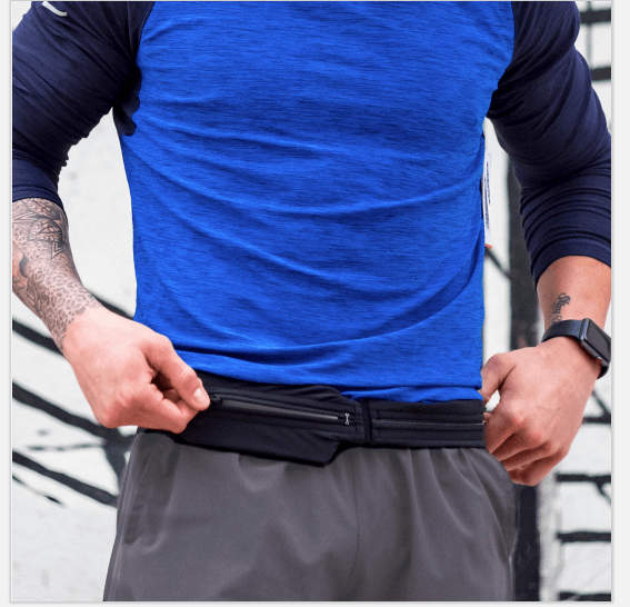 spibelt-dual-pocket-pro-running-belt-two-expandable-pockets-wide-band image 4