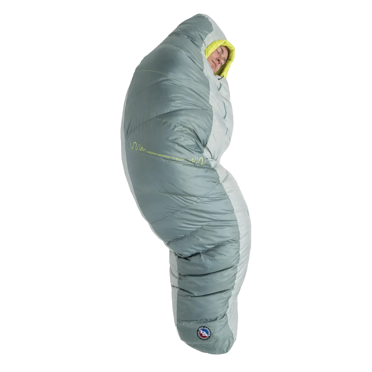 big-agnes-sidewinder-0-side-sleeper-sleeping-bag-2nd-generation-patented-design- image 5