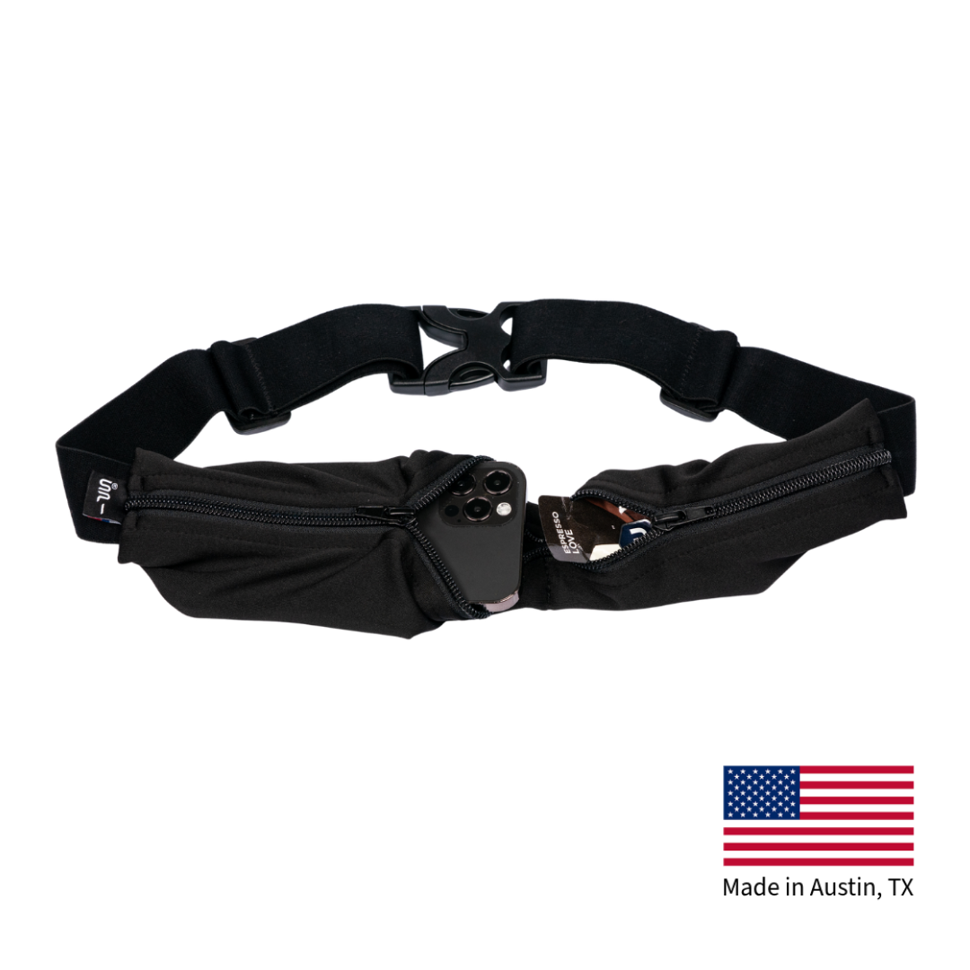 spibelt-tandem-dual-pocket-running-belt-with-wide-band-for-large-phones-and-long image 1