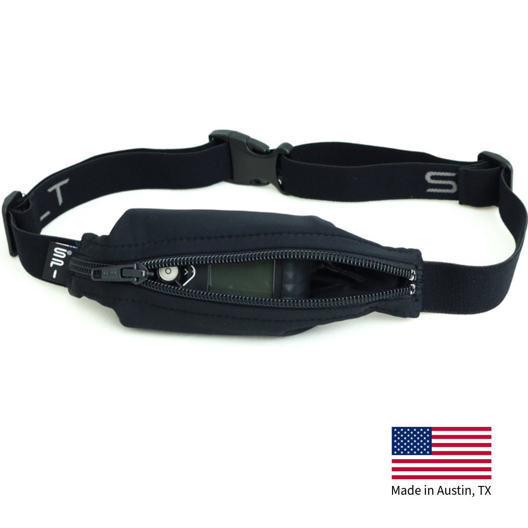 spibelt-diabetic-running-belt-with-insulin-pump-pass-through-hole-wide-25-47-fit image 1