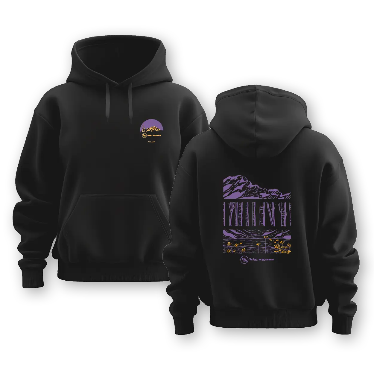 big-agnes-zirkel-triptych-hoodie-heavyweight-casual-fleece-hoodie-limited-editio image 1